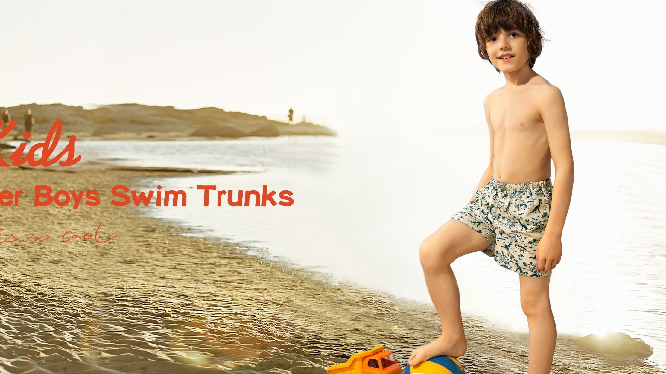 Surfcuz quick-dry children's surf shorts for beach and pool