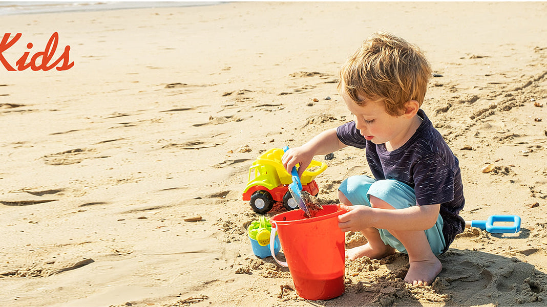 Durable Surfcuz kids swim trunks with UV protection