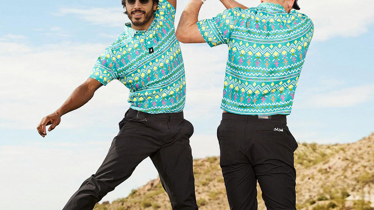 Surfcuz men’s golf polo shirt with lightweight stretch fabric for ultimate comfort