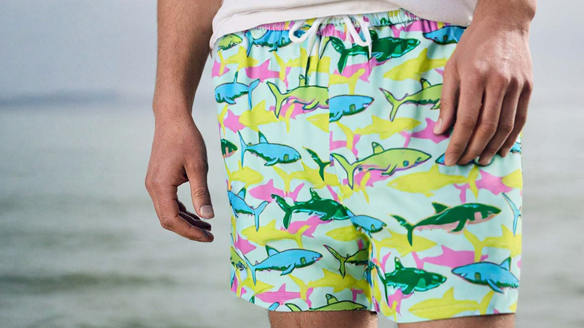 Surfcuz quick-dry men’s swim shorts with compression liner