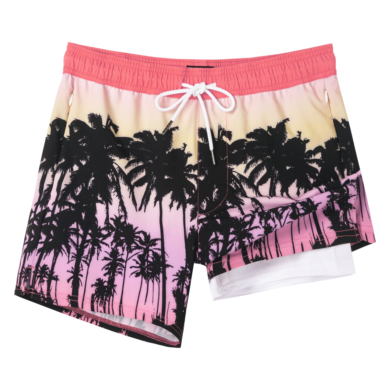 Men's Quick-Dry 4.5 Inch Stretch Swim Trunks