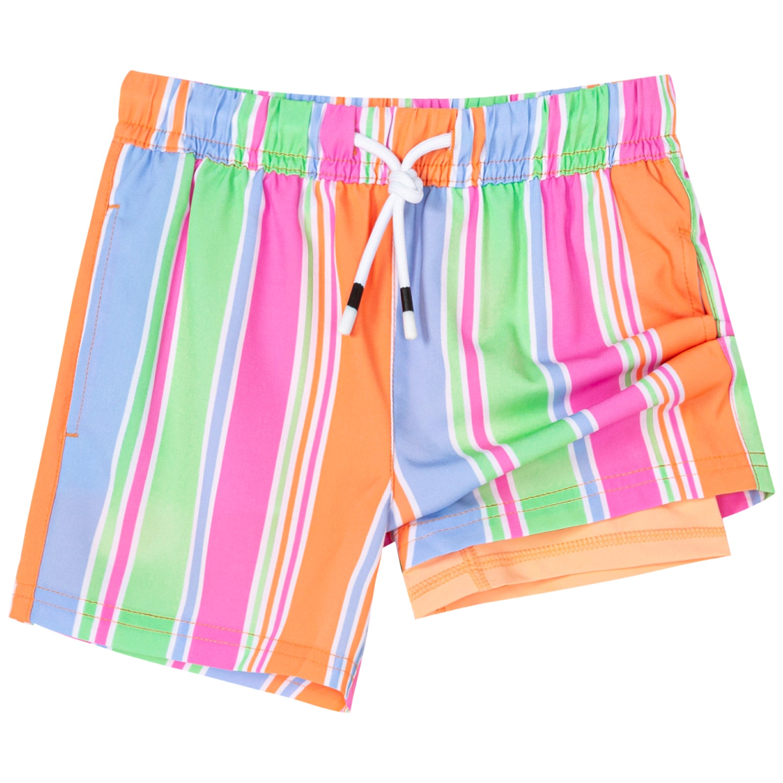 Kid's Quick-Dry 2-in-1 Swim Trunks With Stretch Soft Fabric