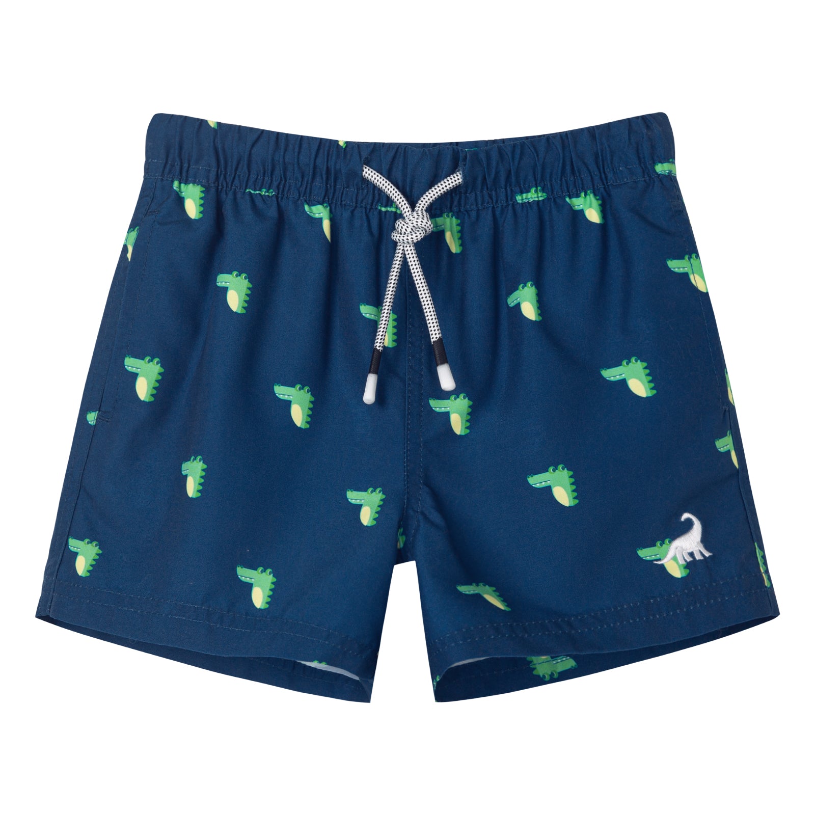 Boys Quick Dry Chemical Free Mesh Swim Trunks With Pockets