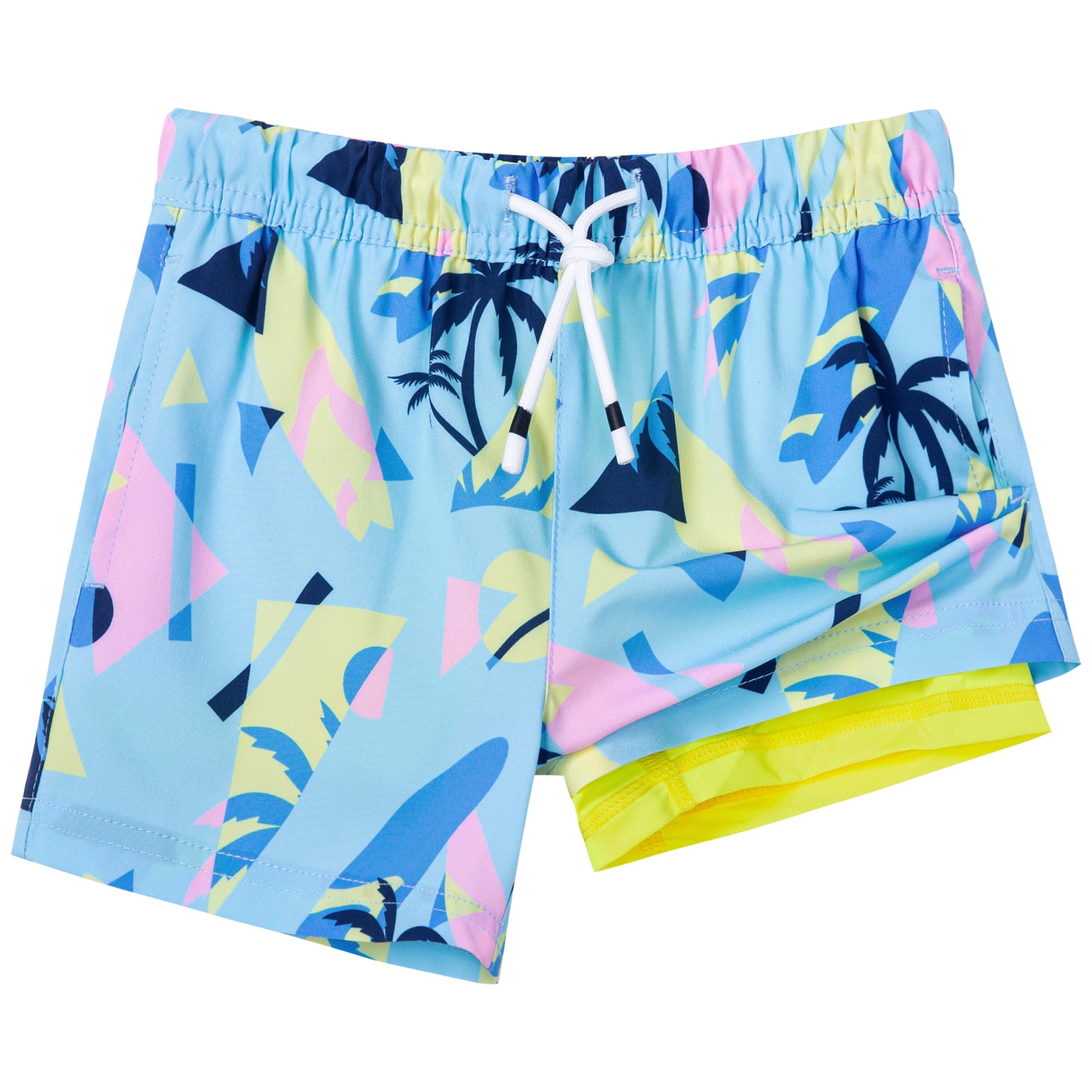 Kid's Stretch Lining Quick-Dry Swim Trunks