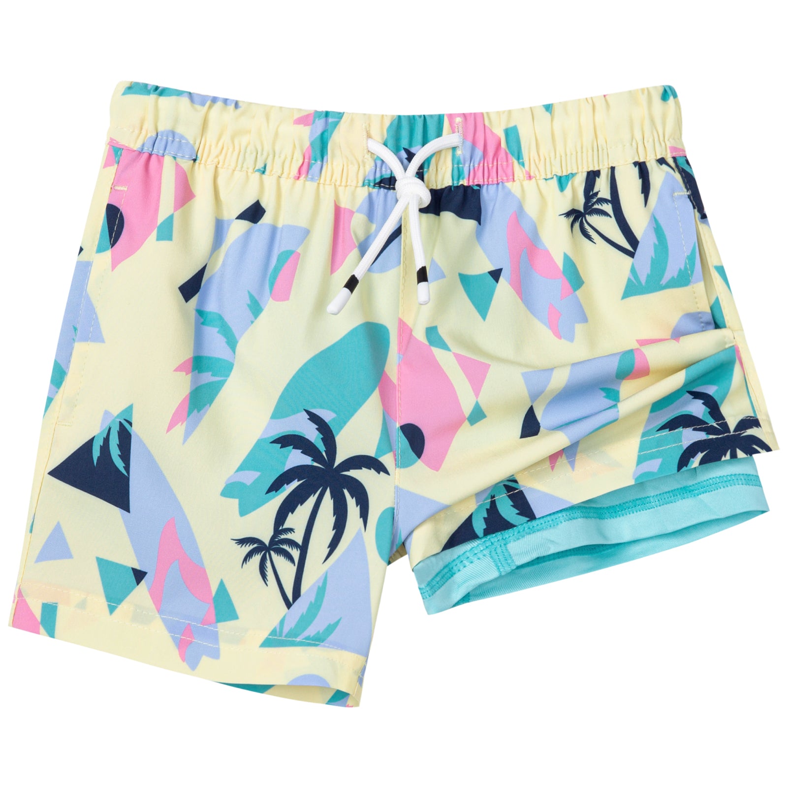 Kid's Stretch Lining Quick-Dry Swim Trunks