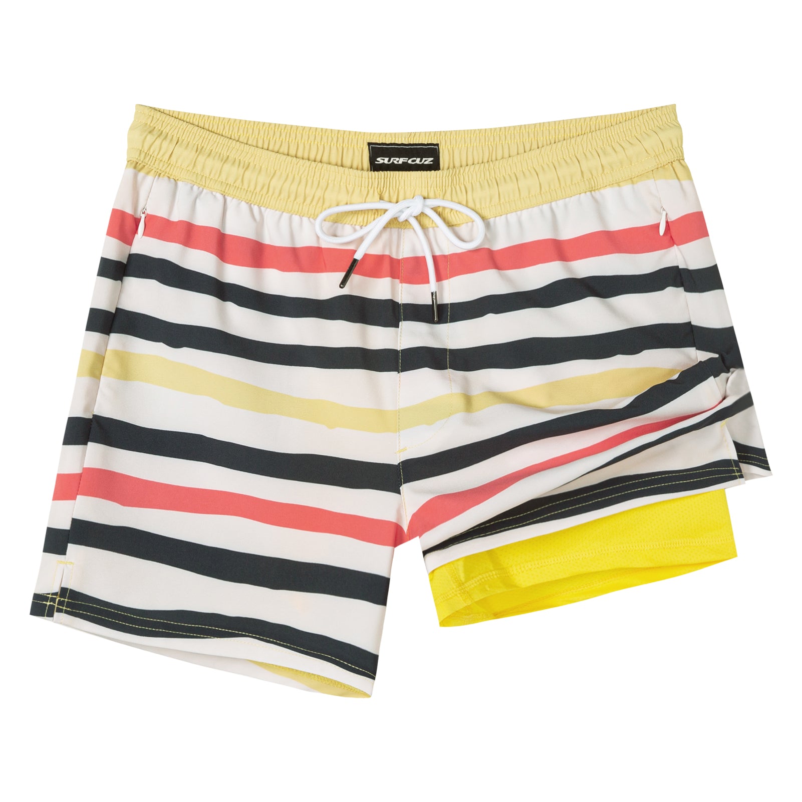 Men's Quick-Dry Stretch Lining 4.5 Inch Swim Trunks