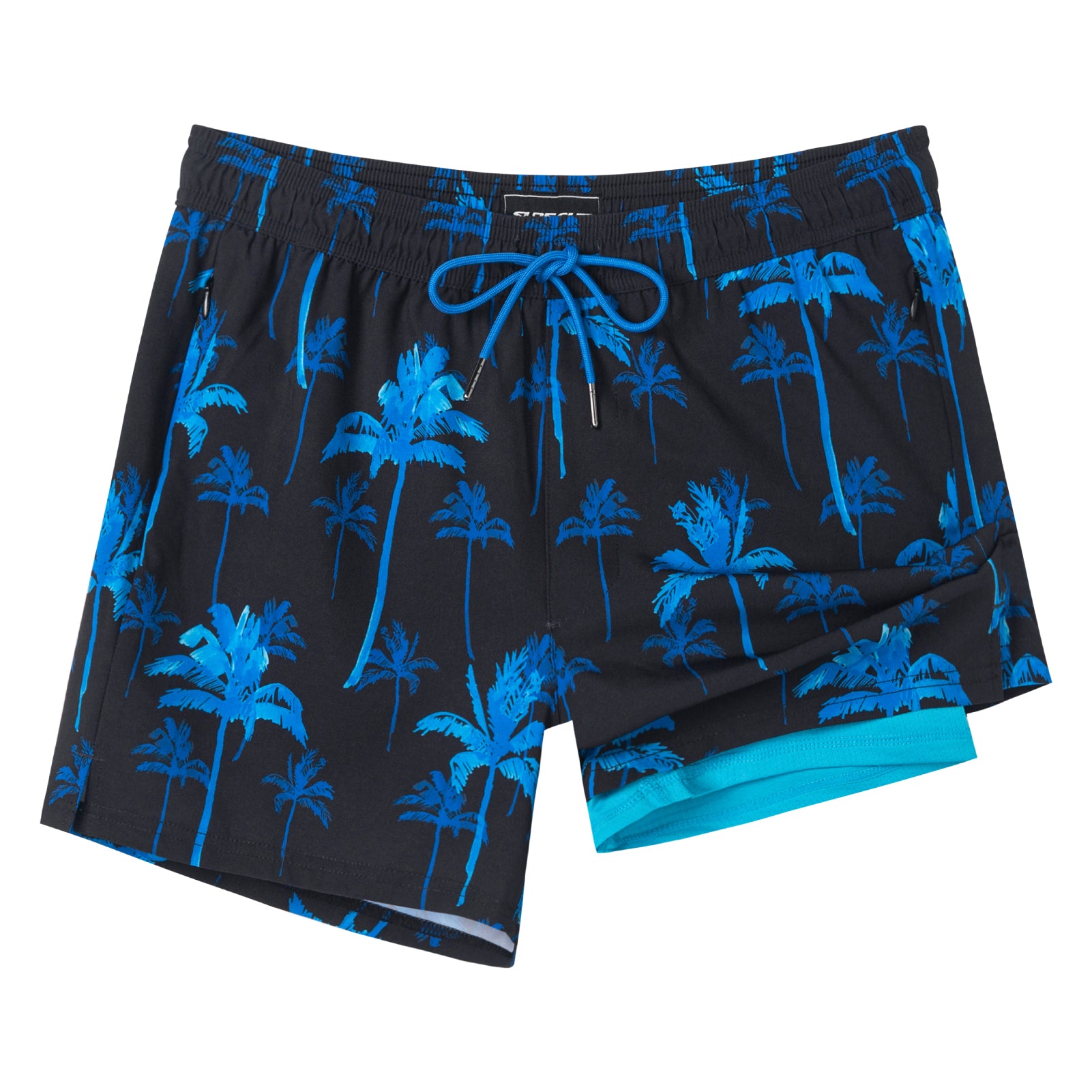 Men's 4.5 Inch Quick-Dry Stretch Lining Swim Trunks