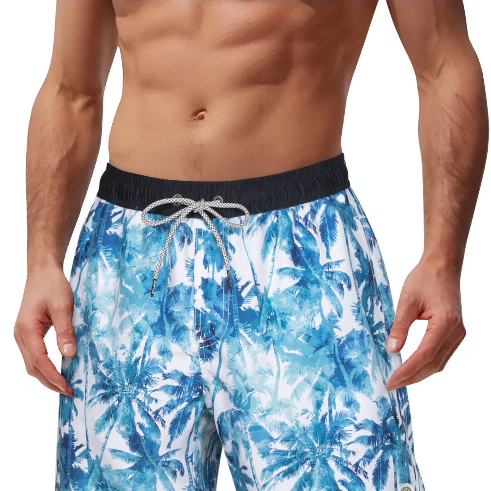Men's 7 Inch Quick-Dry Casual Swim Shorts With Pockets