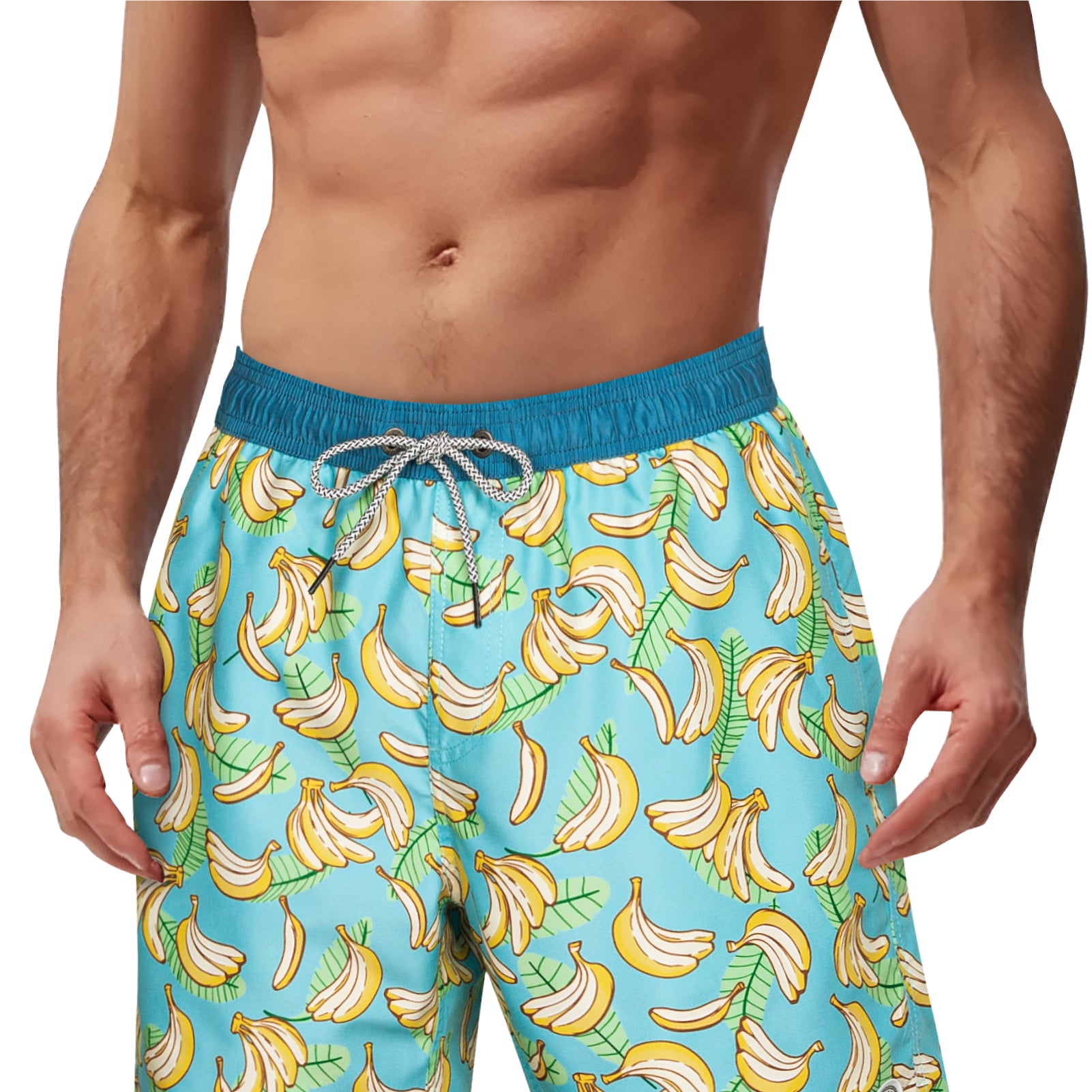 Men's 7 Inch Quick-Dry Casual Swim Shorts With Mesh Liner