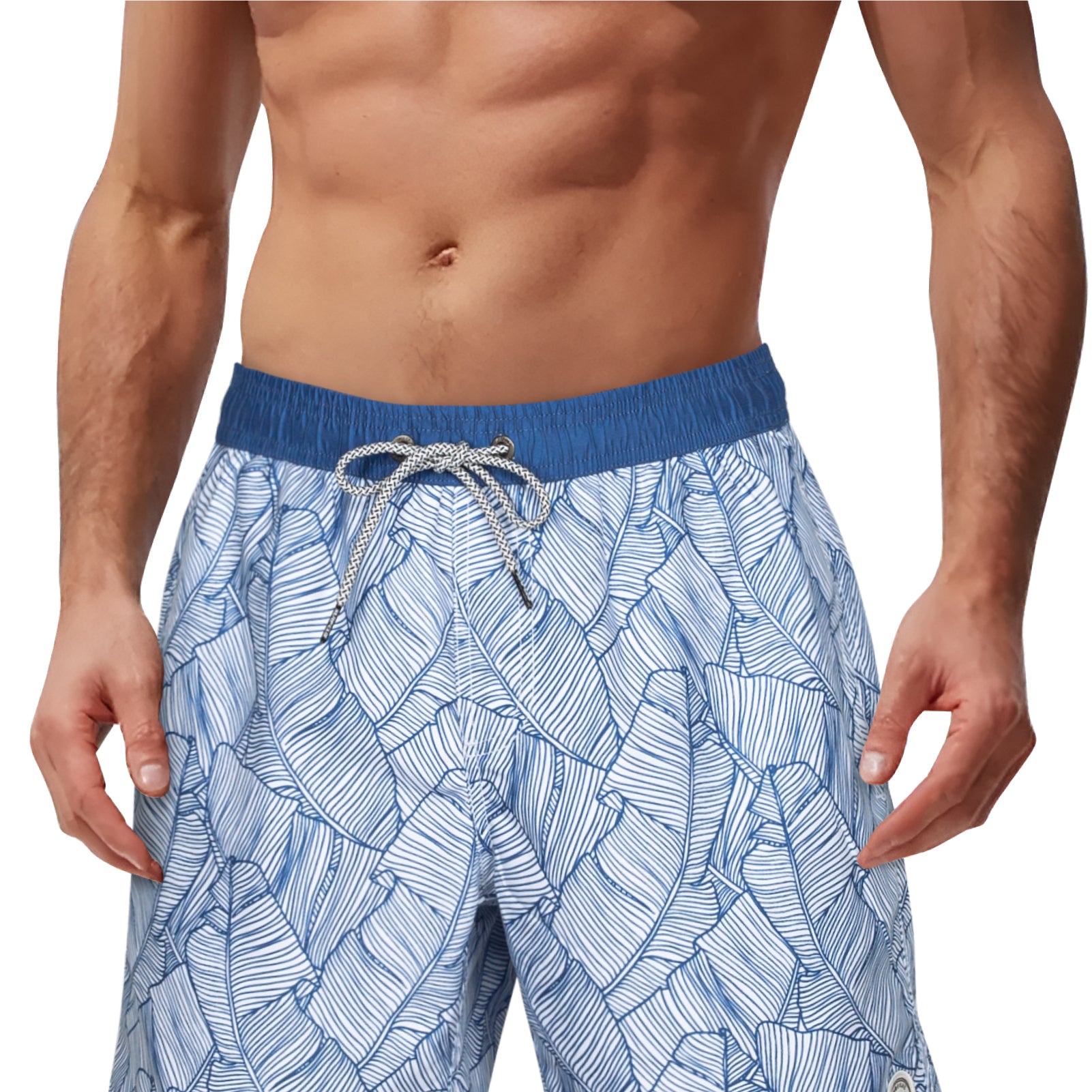Men's 7 Inch Quick-Dry Casual Swim Shorts With Mesh Liner