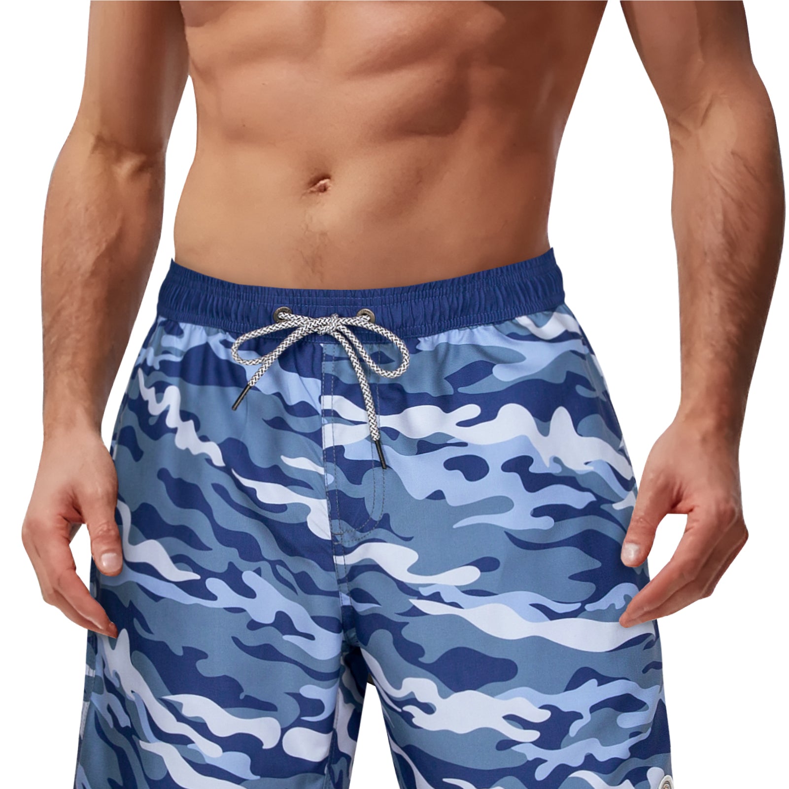 Men's 7 Inch Quick-Dry Casual Swim Shorts With Pockets