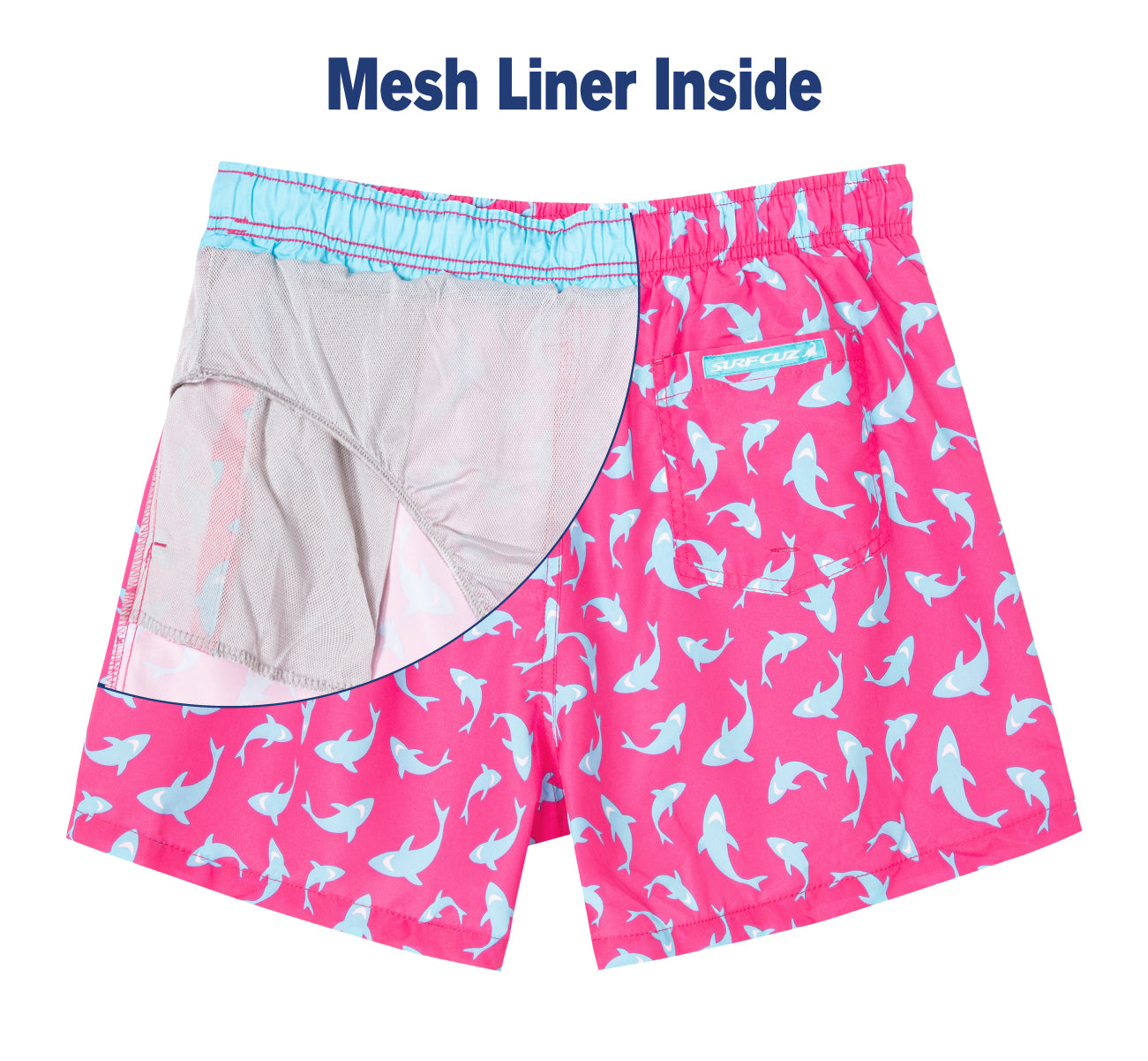 Surfcuz men’s 5 inch quick dry casual swim shorts