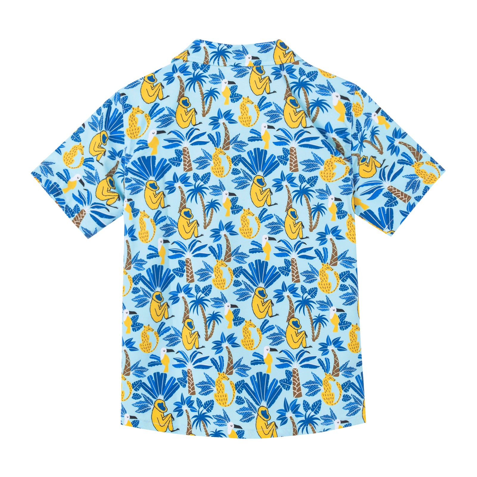 Surfcuz High-quality print boys' beach vacation shirt