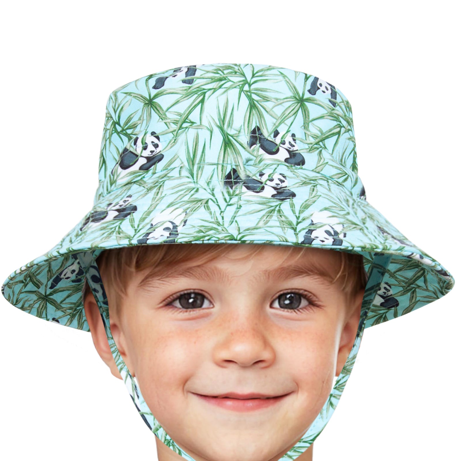 Kid's Beach Sun Hat With Windproof Rope