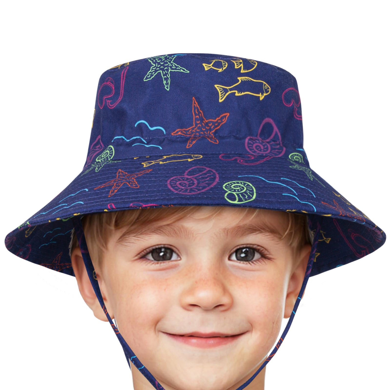 Kid's Quick-Dry Sun Hat With Adjustable Rope
