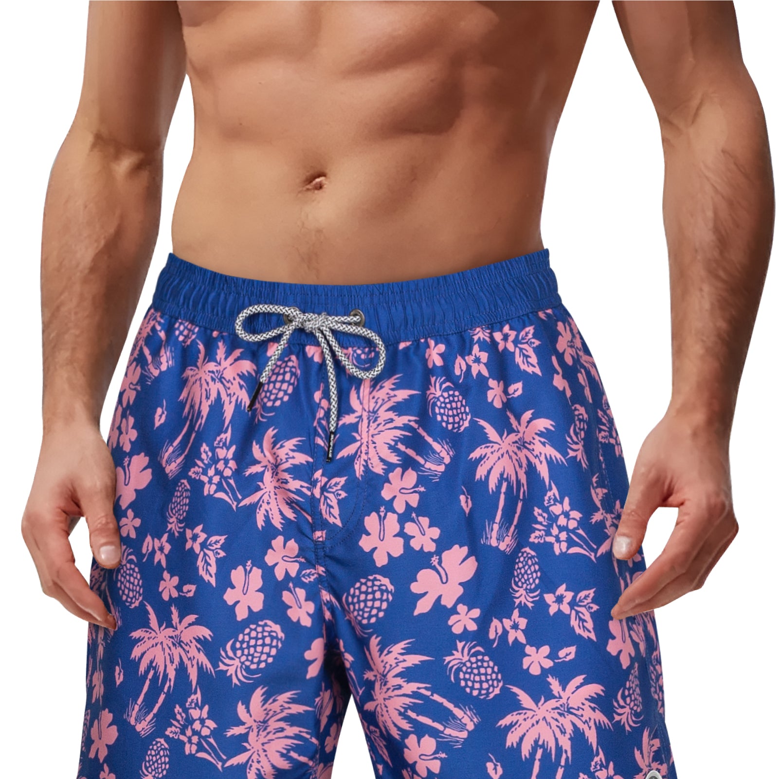 Men's 7 Inch Quick-Dry Casual Swim Shorts With Mesh Liner