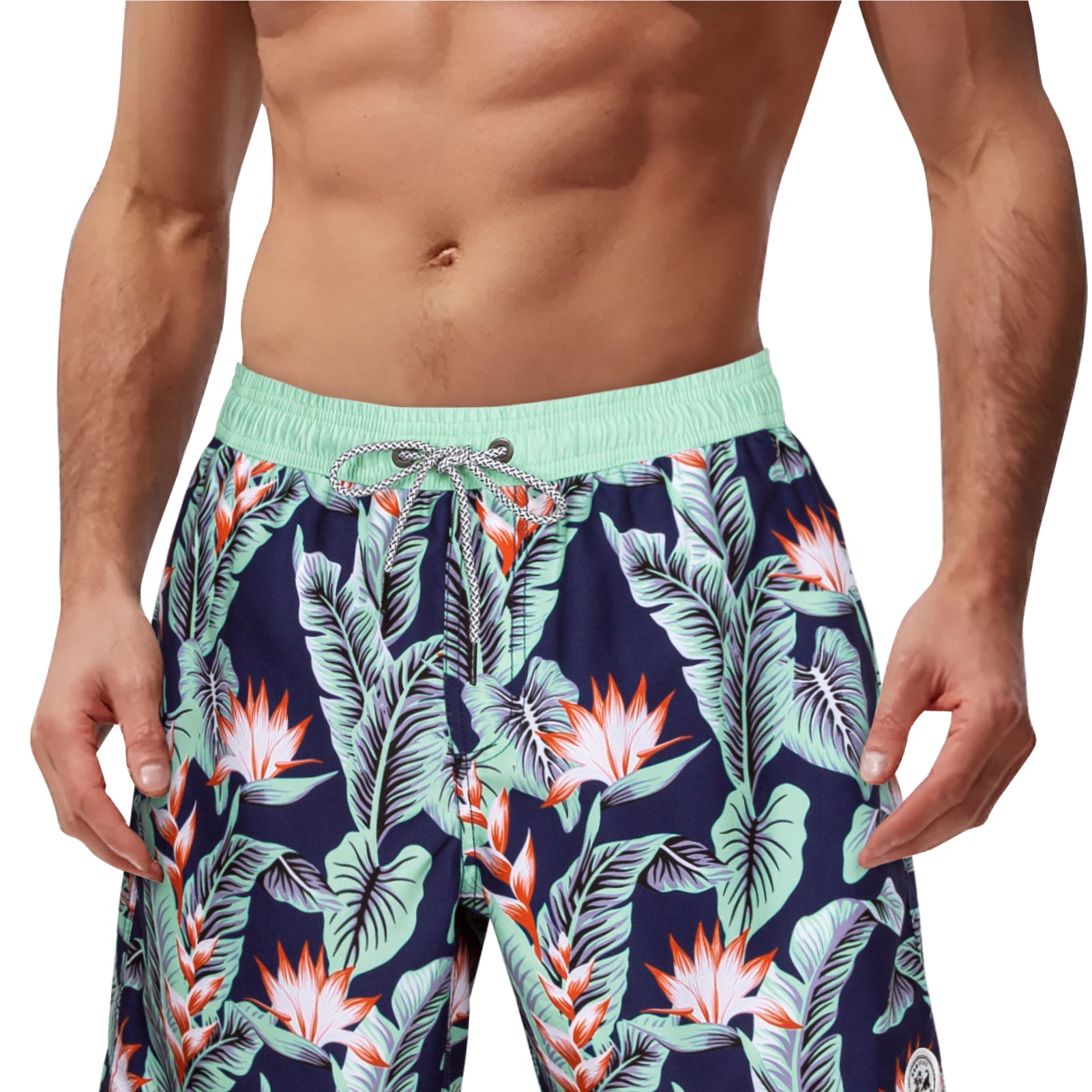 Men's 7 Inch Quick-Dry Casual Swim Shorts With Pockets