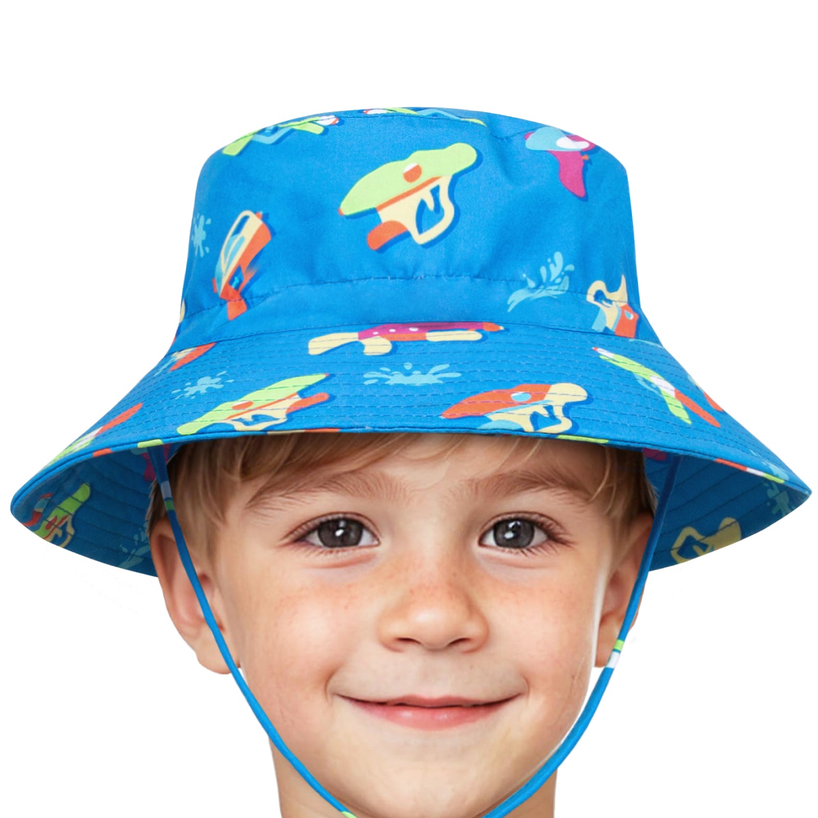 Kid's Beach Sun Hat With Windproof Rope