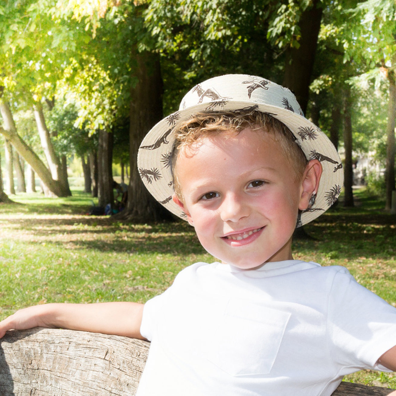 Kid's Beach Sun Hat With Windproof Rope