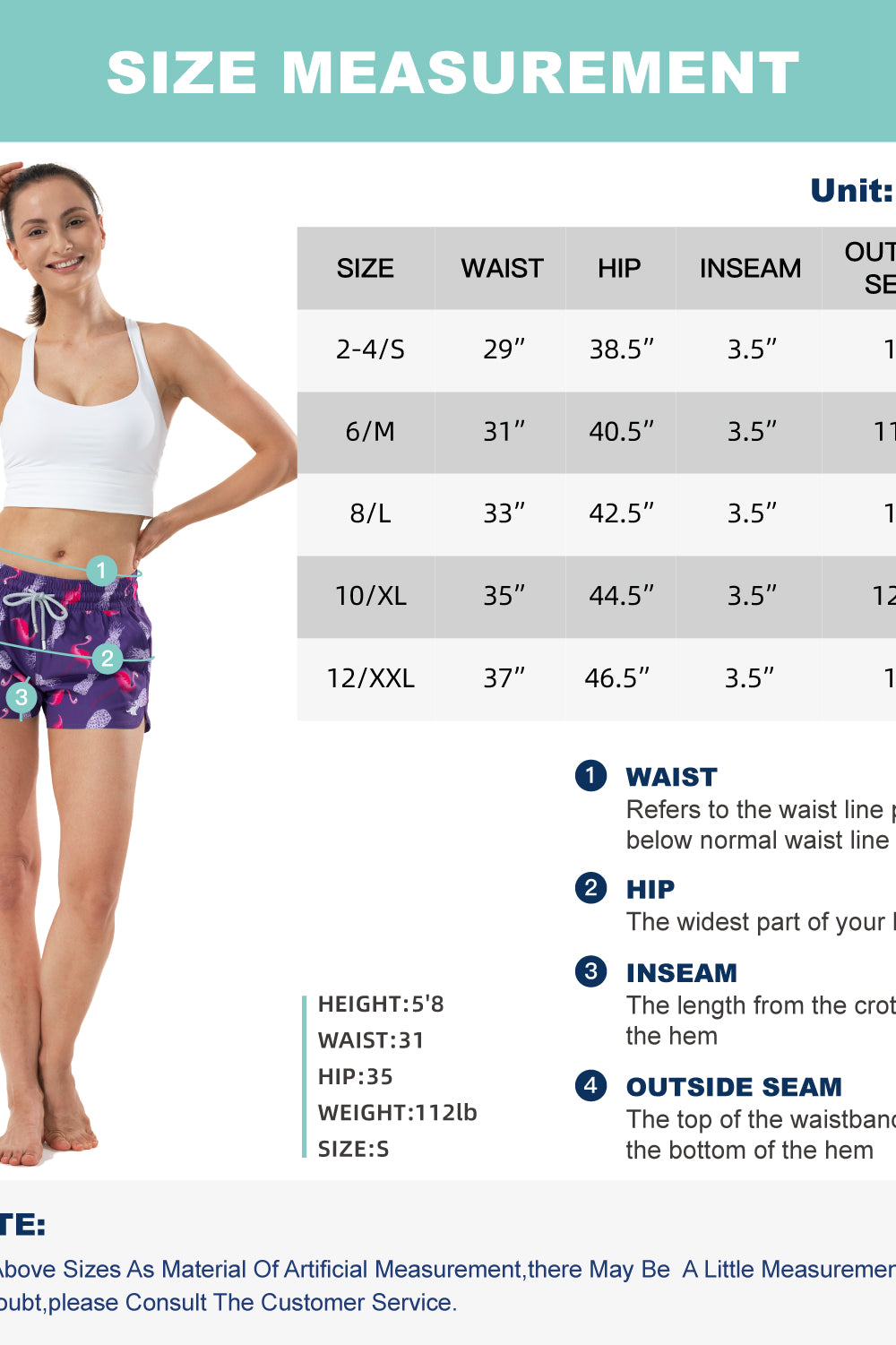 Surfcuz Quick dry breathable shorts for women beach day