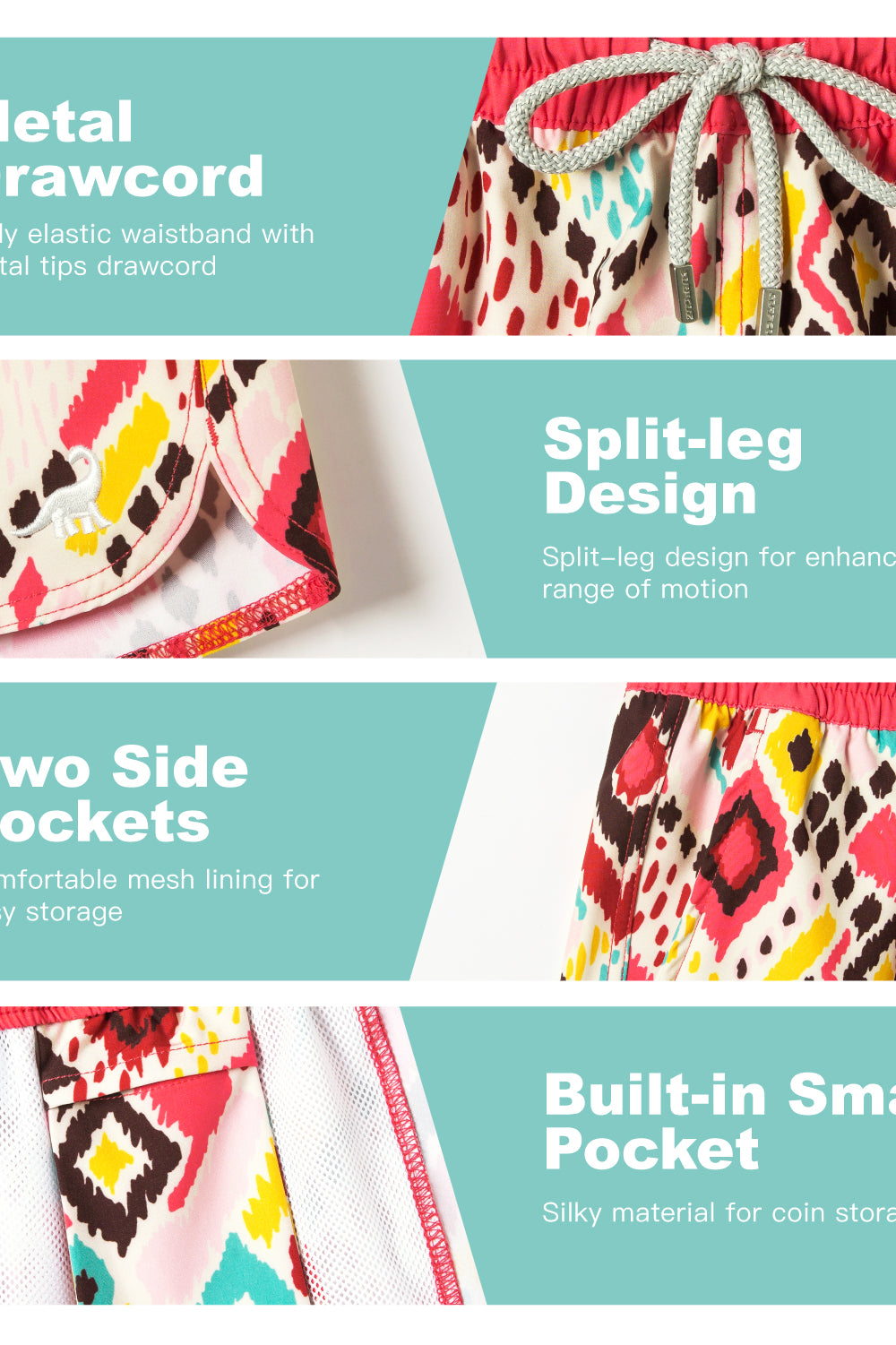 women's short swim shorts