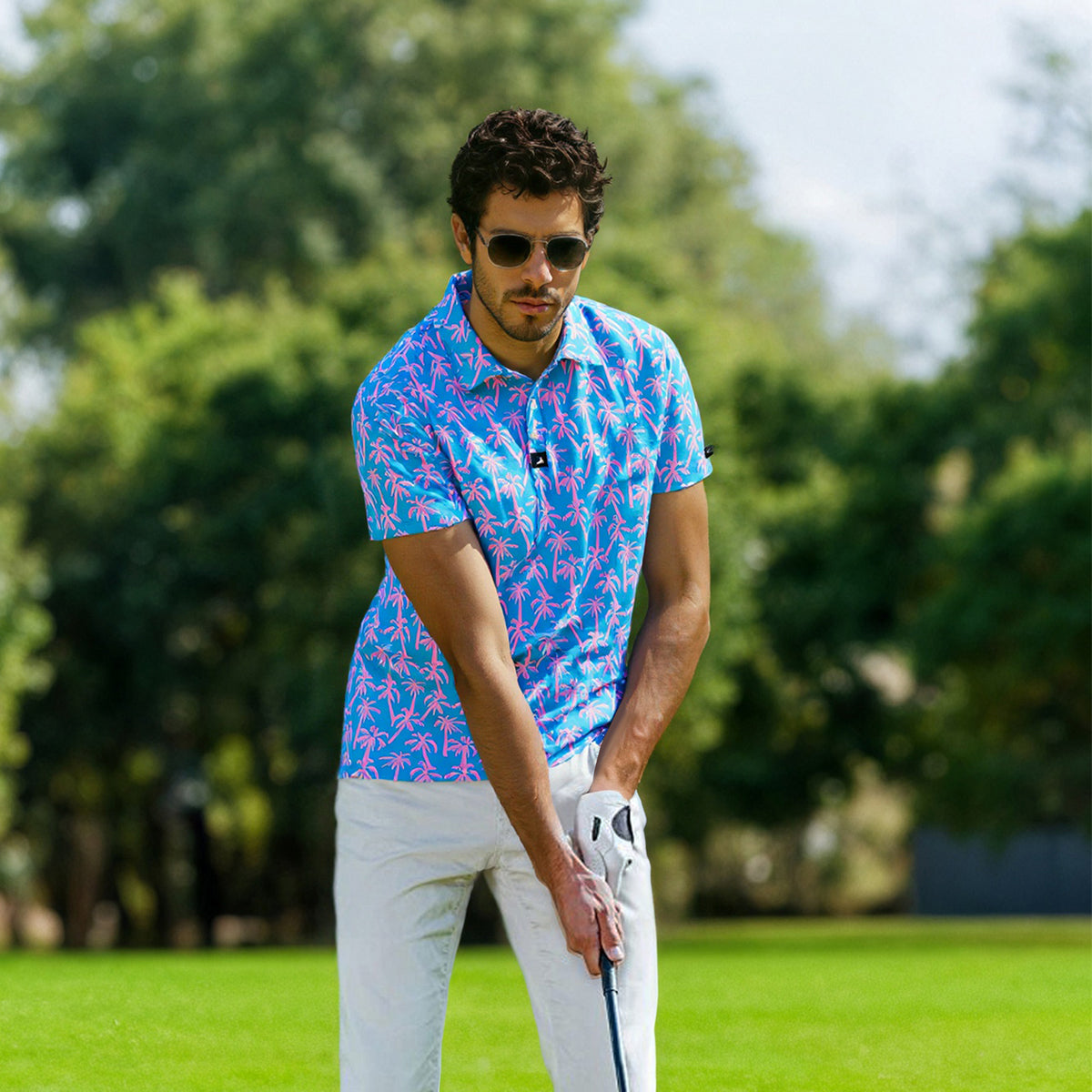 Men's Stretch Golf Polo Shirts