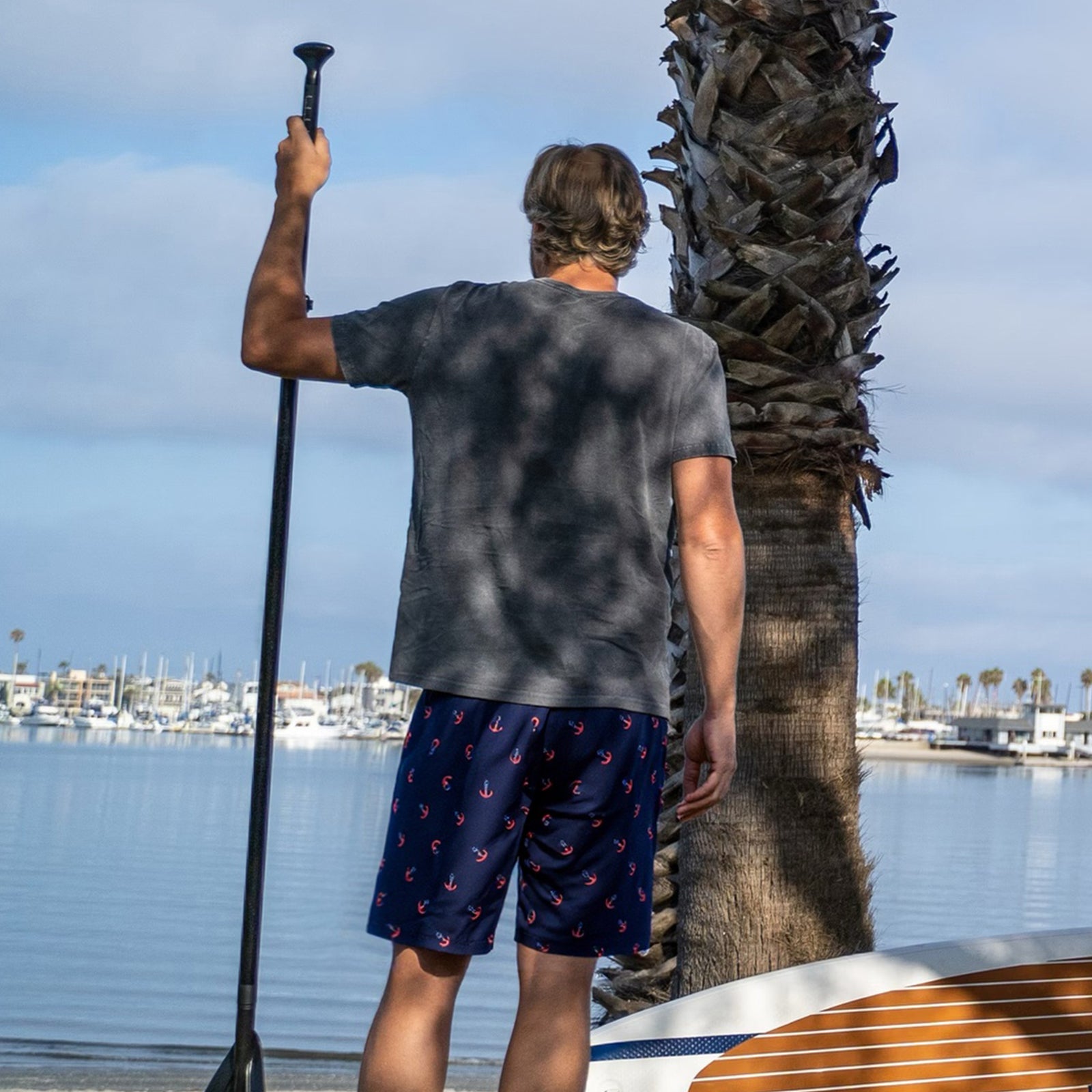 Men's Quick-Dry7 Inch Casual Swim Shorts With Soft Mesh Liner