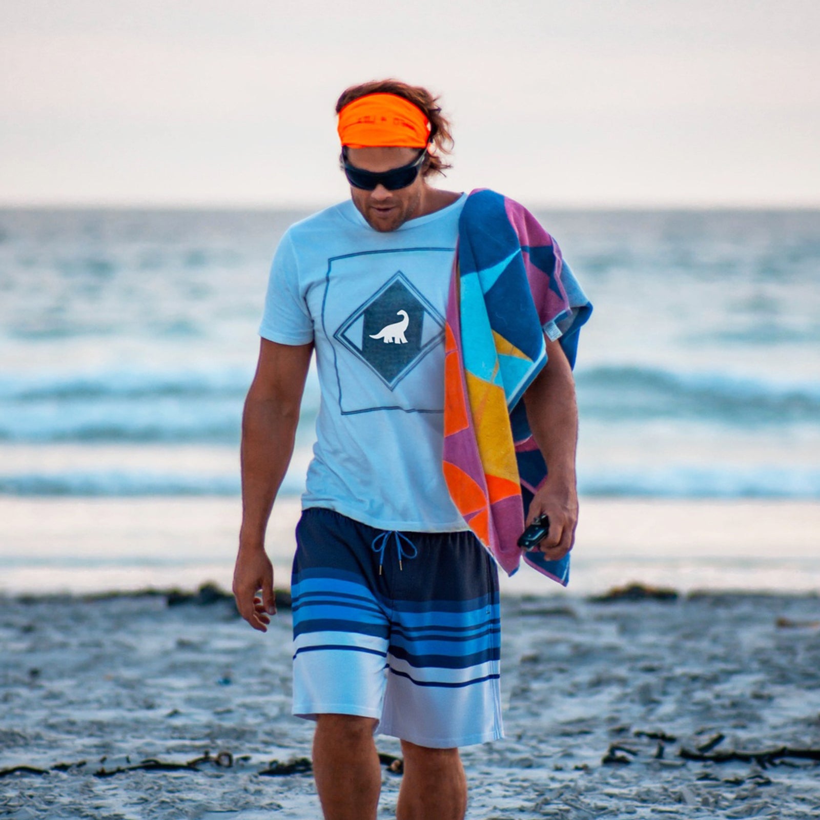 Men's 9-Inch 2-in-1 Quick-Dry Swim Trunks with Stretch Liner