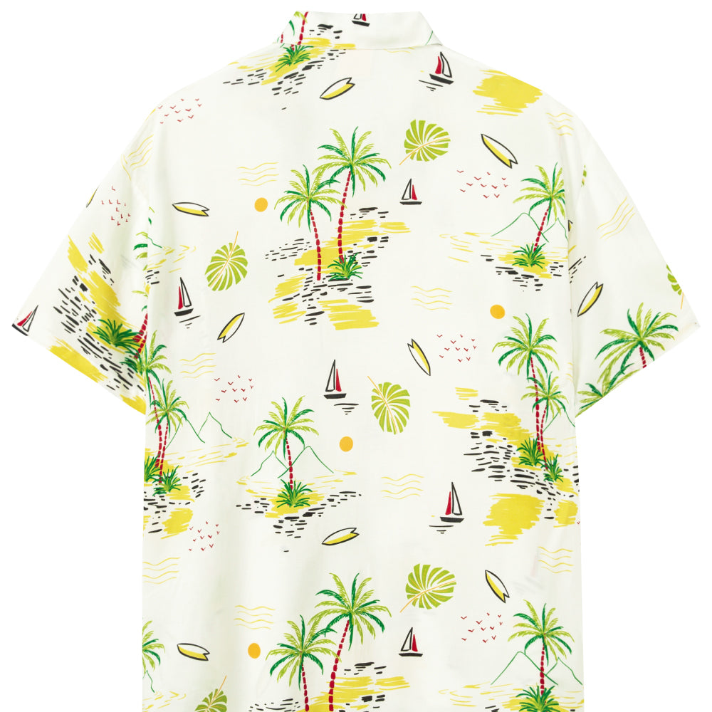 Quick-Dry Hawaiian Shirts With Pocekt
