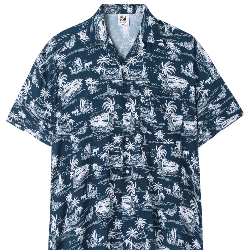 Quick-Dry Soft Vacation Hawaiian Shirts