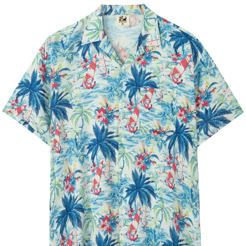 Men's Quick-Dry Vacation Hawaiian Shirts With Pocket
