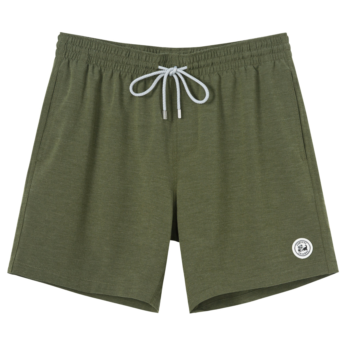 Men's UPF50 Solid Color Swim Trunk With Quick-Dry Tech