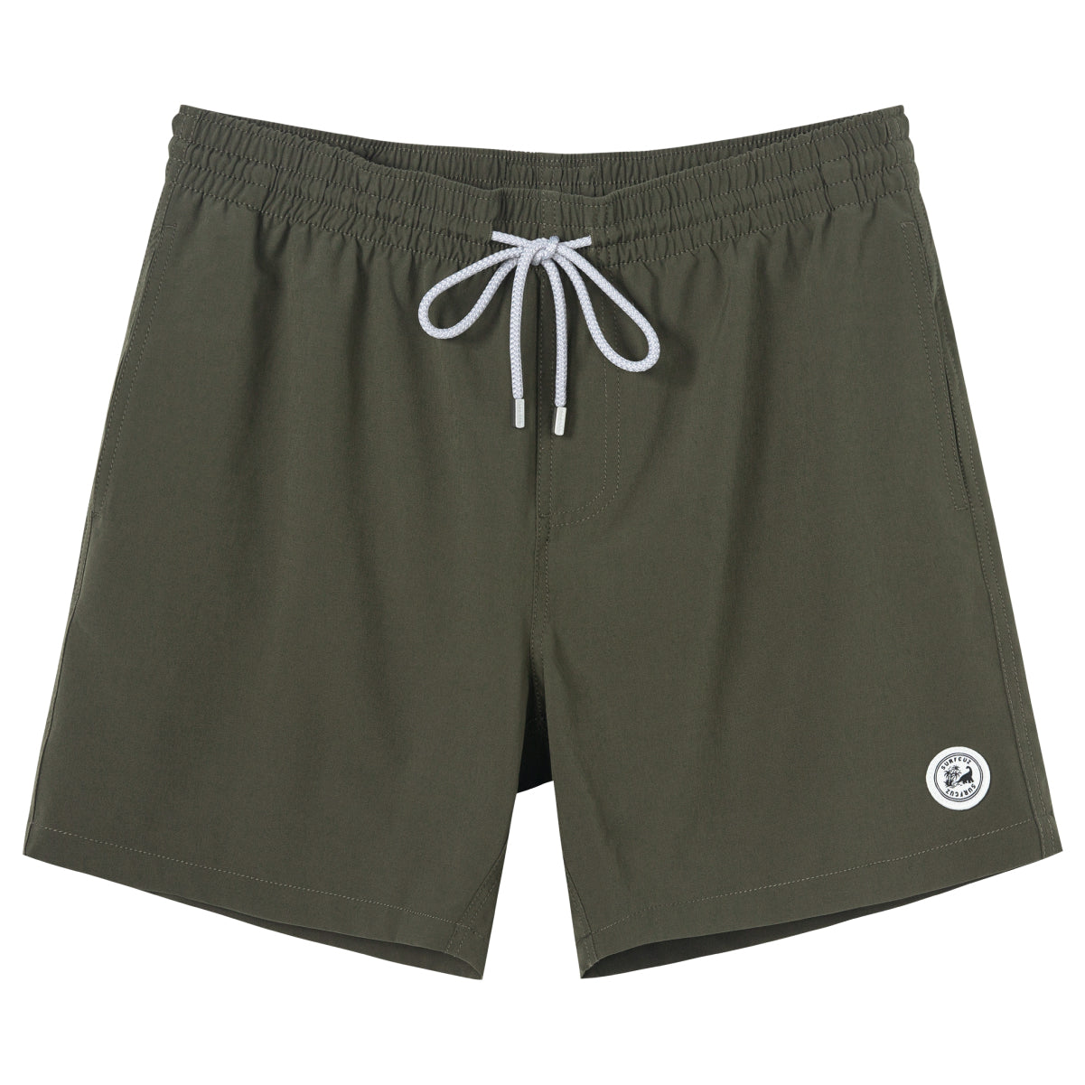 Men's UPF50 Solid Color Swim Trunk With Quick-Dry Tech