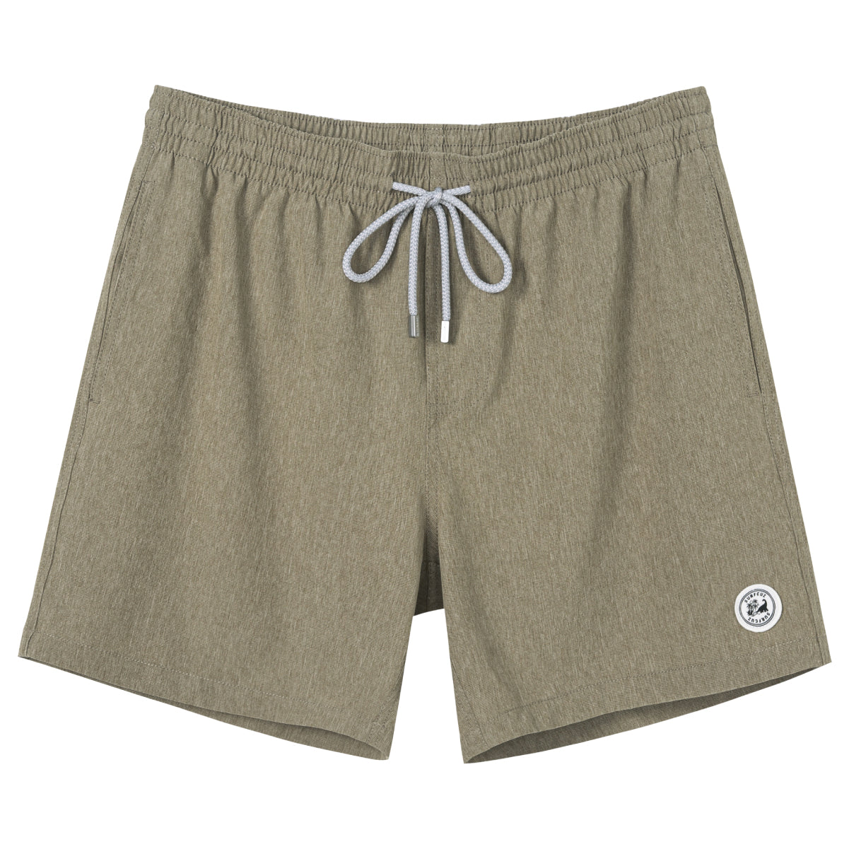 Men's UPF50 Solid Color Swim Trunk With Quick-Dry Tech