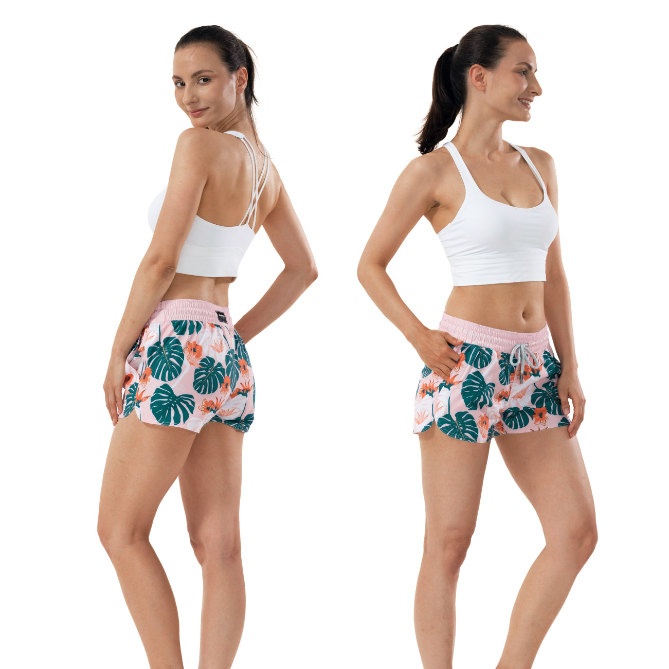 Womenโs stretch surf shorts with quick dry fabric