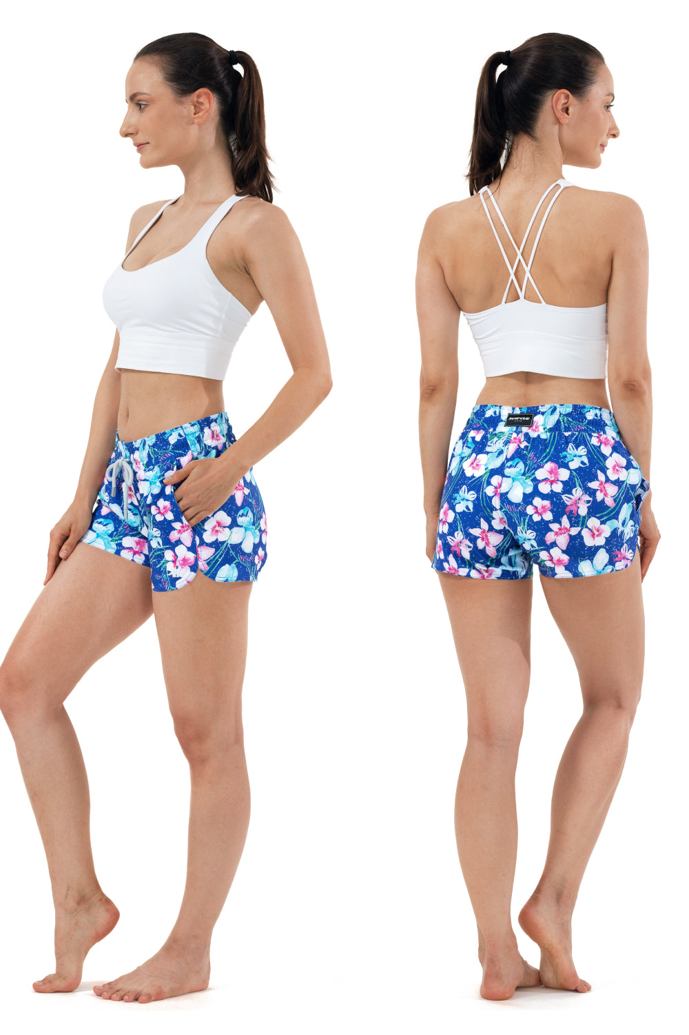 Women’s 3.5 inch inseam workout swim shorts