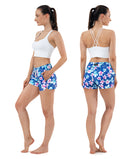 Womenβs 3.5 inch inseam workout swim shorts