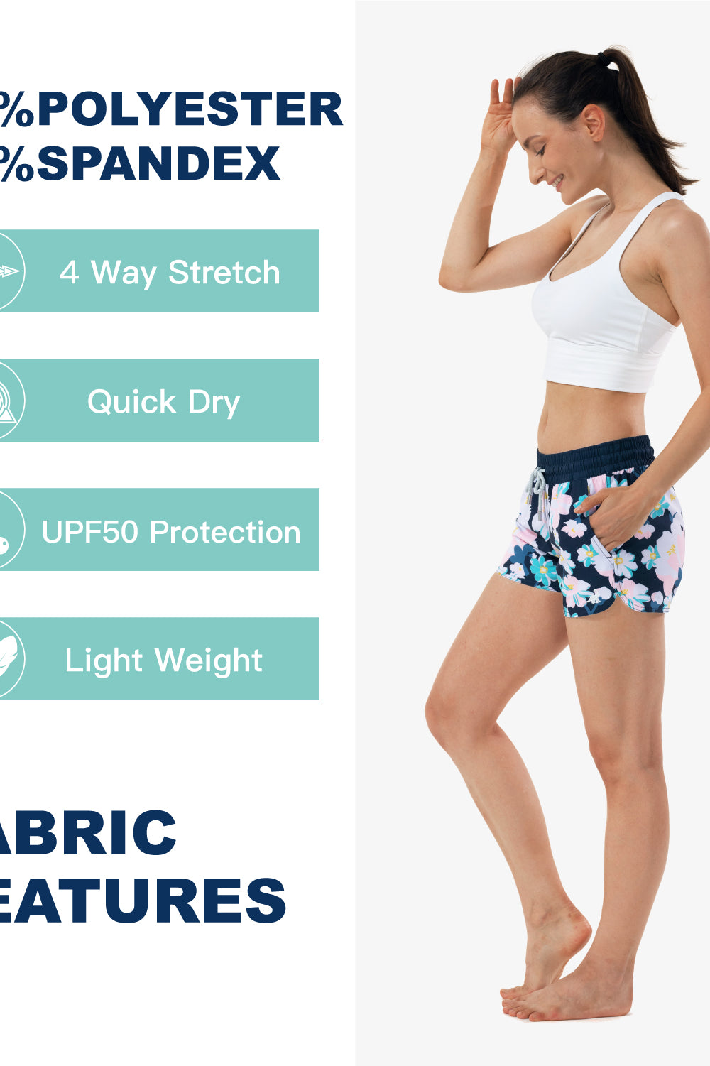 women's swim board shorts