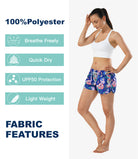 Athletic style quick drying shorts for women