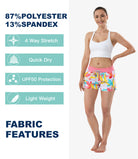 Surfcuz womenβs quick dry elastic shorts