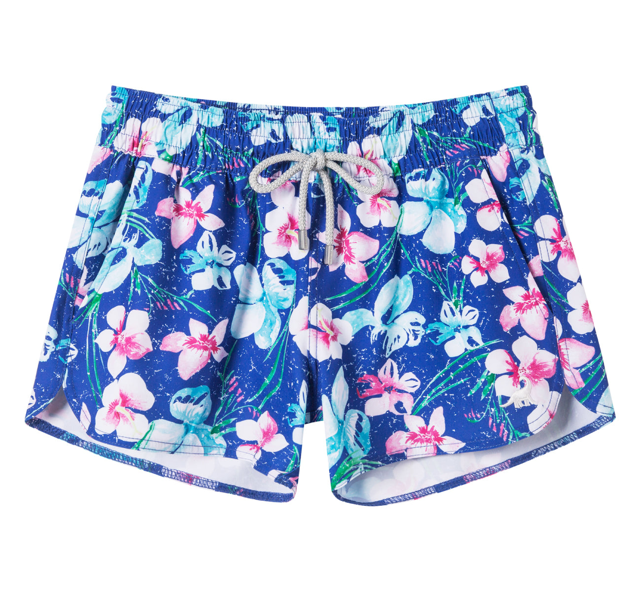 Womenโs elastic waist surf board shorts quick dry