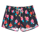 Women’s workout surf shorts with elastic waist