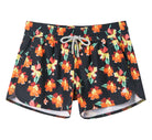 Quick drying elastic waist womenβs swim shorts