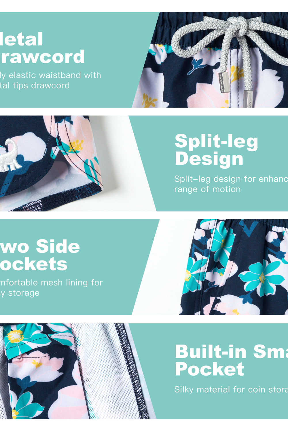 women's swim shorts with liner