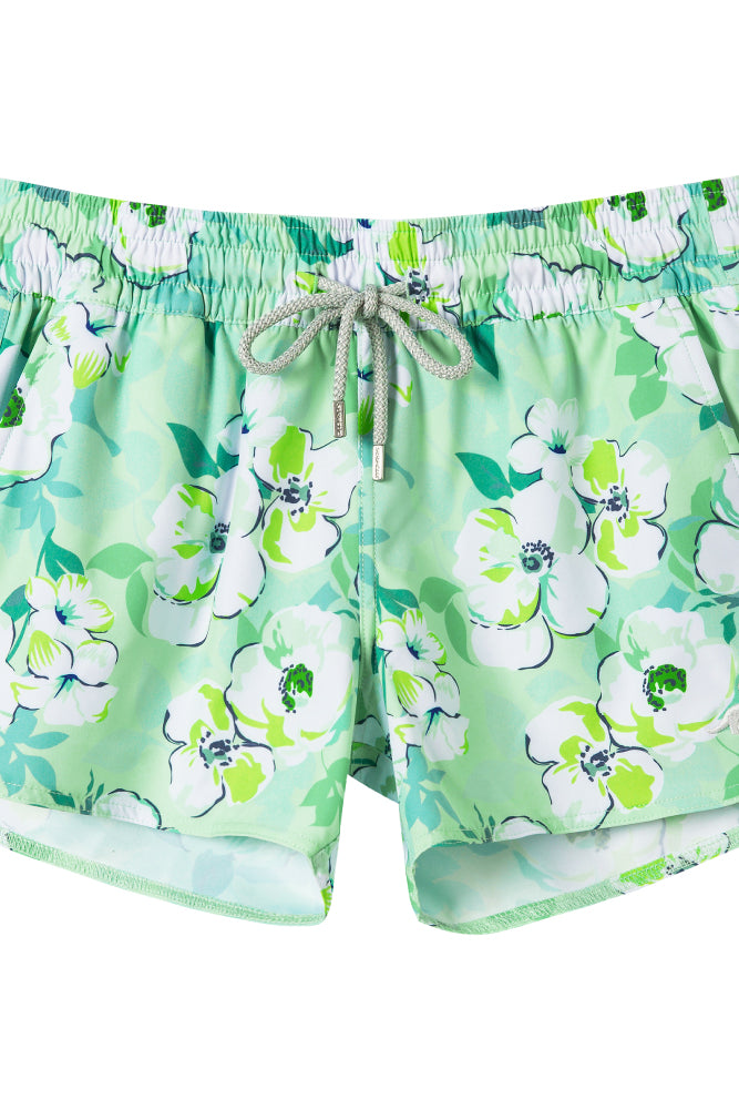 Beachwear women’s elastic waist quick dry shorts