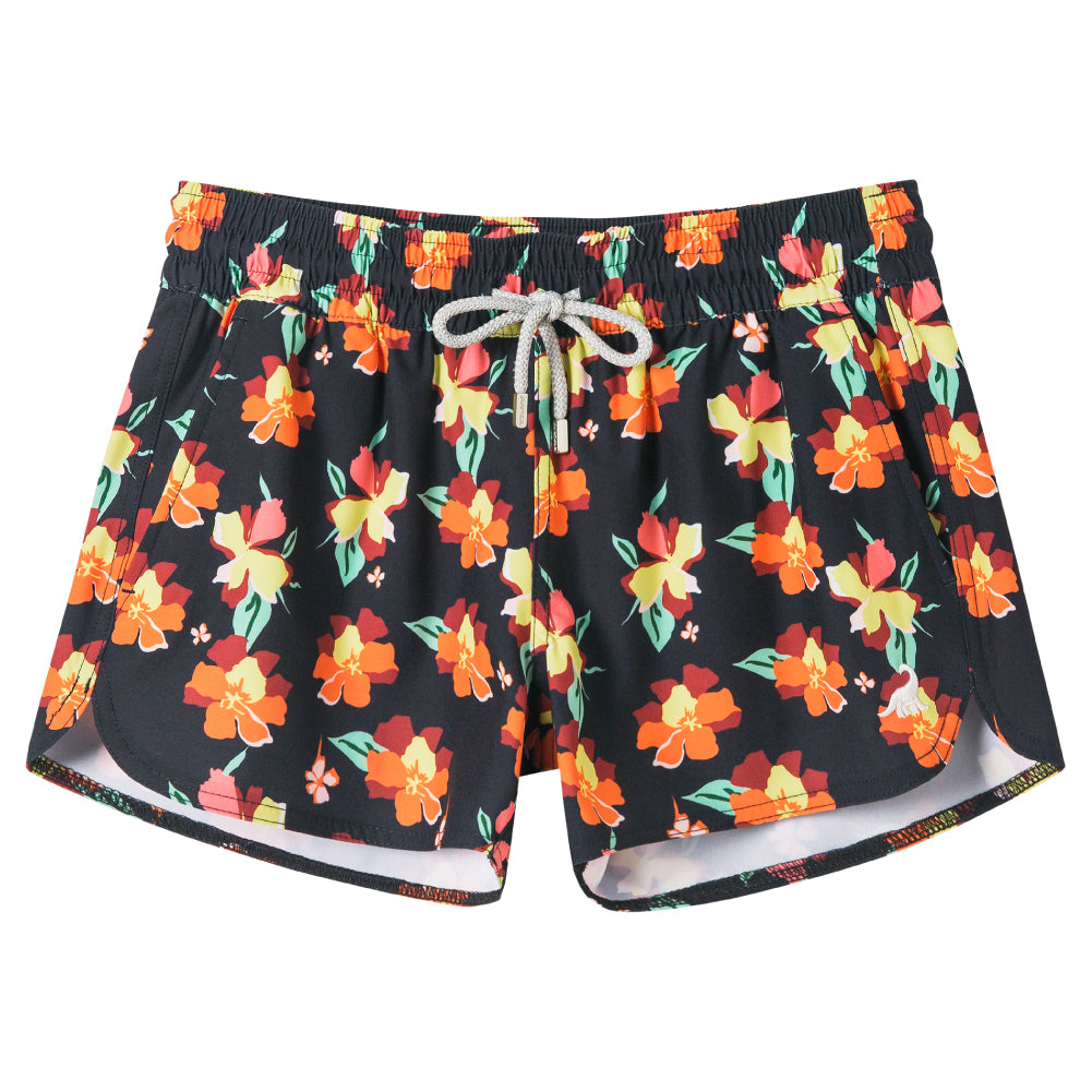 Sporty 3.5 inch inseam womenโs surf shorts