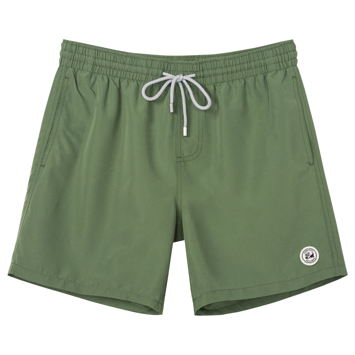 Men's Solid Color UPF50 Swim Trunk With Quick-Dry Tech
