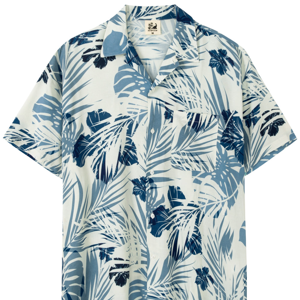 Men's Quick-Dry Vacation Hawaiian Shirts With Pocket