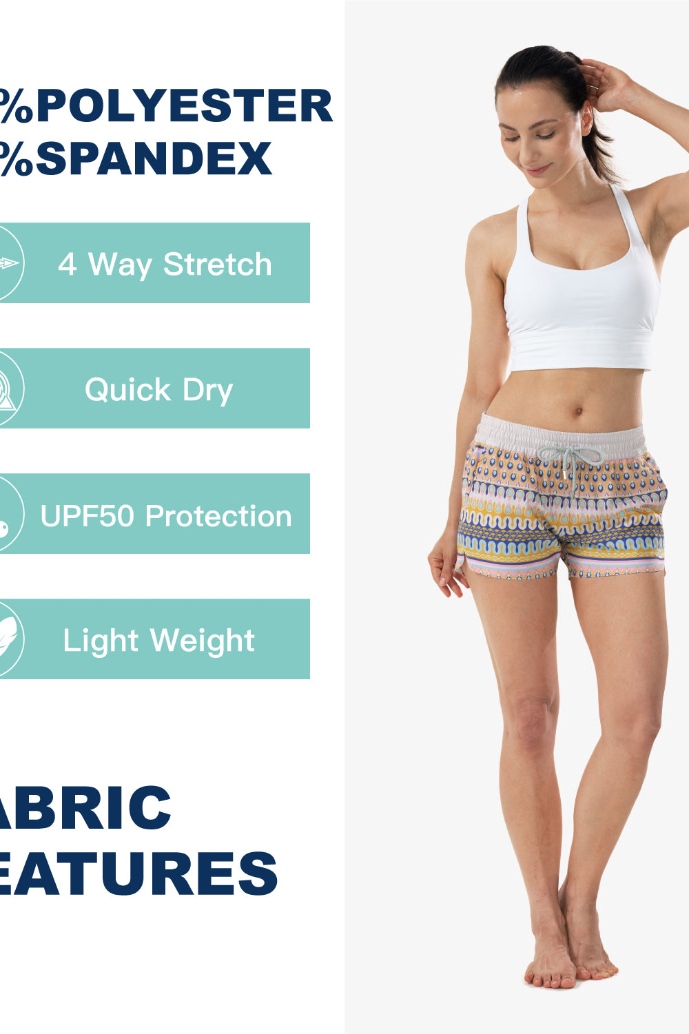 short swim trunks women