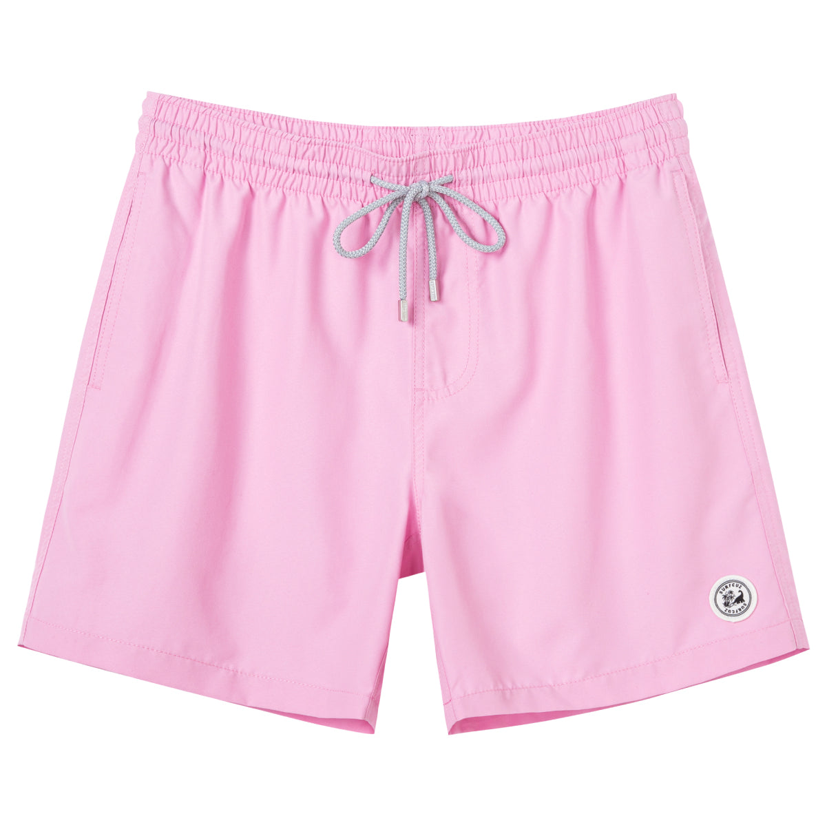 Men's Quick-Dry Solid Color Swim Trunk With Pockets